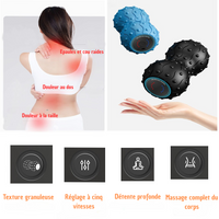 Rouleau de massage vibrant 5 vitesses SportPerf